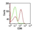 Flow Cytometry of human PBMCs using CD86 Monoclonal Antibody (BU63).