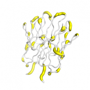 CD79B  protein 3D structural model from Catalog of Somatic Mutations in Cancer originally published in the paper COSMIC: somatic cancer genetics at high-resolution