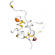 IGF1  protein 3D structural model from Catalog of Somatic Mutations in Cancer originally published in the paper COSMIC: somatic cancer genetics at high-resolution