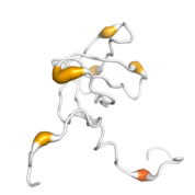 SORBS3  protein 3D structural model from Catalog of Somatic Mutations in Cancer originally published in the paper COSMIC: somatic cancer genetics at high-resolution