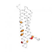 STX12  protein 3D structural model from Catalog of Somatic Mutations in Cancer originally published in the paper COSMIC: somatic cancer genetics at high-resolution
