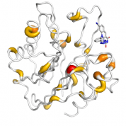 TDP2  protein 3D structural model from Catalog of Somatic Mutations in Cancer originally published in the paper COSMIC: somatic cancer genetics at high-resolution